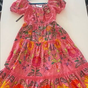 FARM Rio Pink Floral Maxi Dress